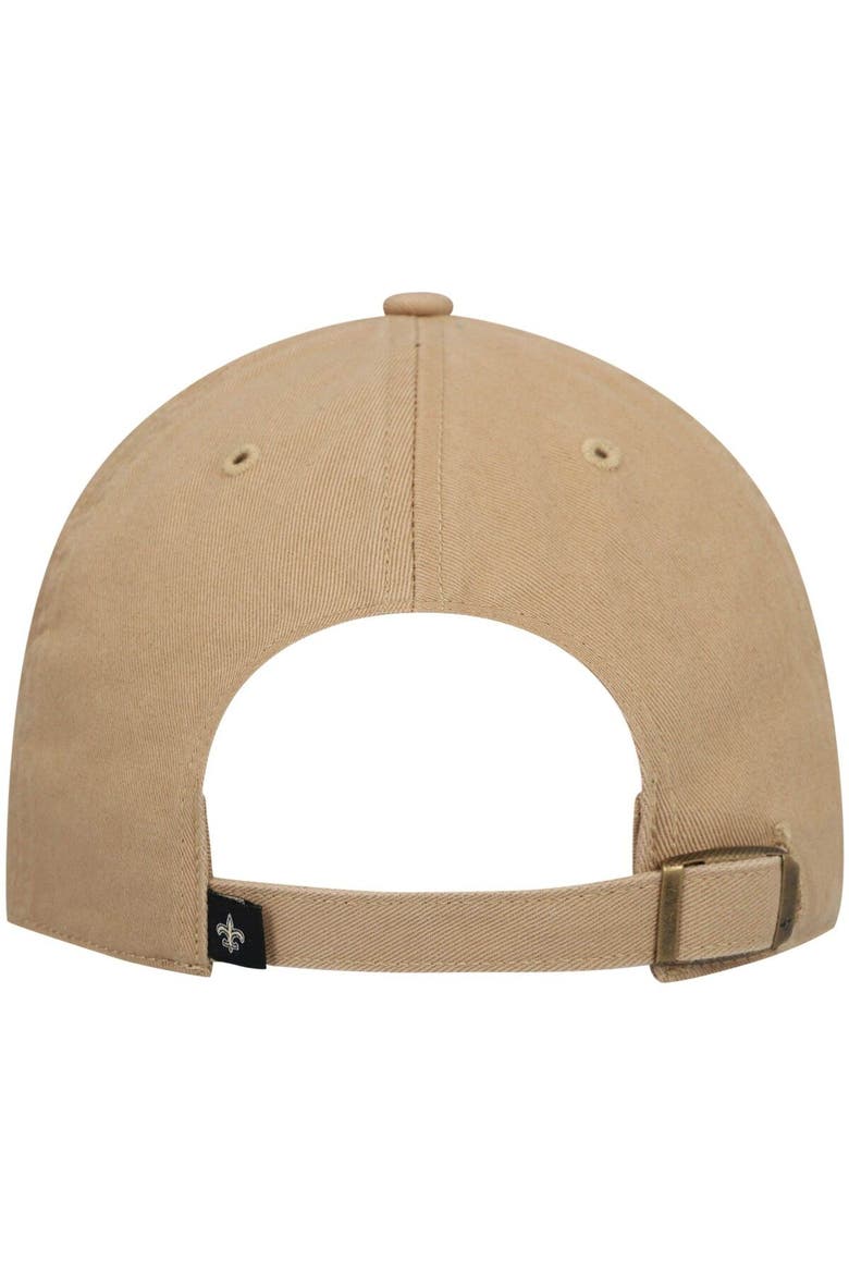Men's '47 Khaki New Orleans Saints Secondary Clean Up Adjustable Hat, Alternate, color, Khaki