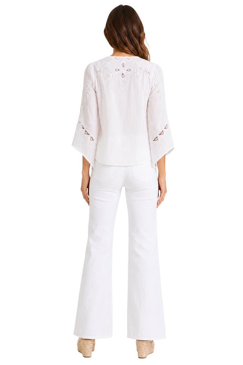 Bella Top, Alternate, color, White