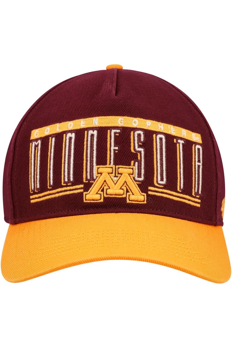 Men's '47 Maroon Minnesota Golden Gophers Double Header Hitch Adjustable Hat, Alternate, color, Maroon