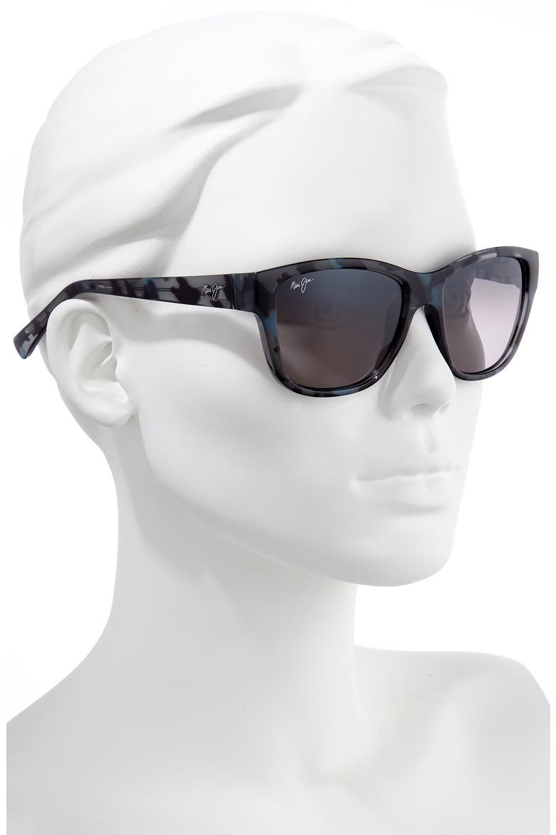 Hanapa'a 53mm PolarizedPlus2® Sunglasses, Alternate, color, GREY BLUE BLACK TORTOISE/ GREY