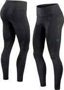 Nike Women's Nike Black Jacksonville Jaguars Edge Wordmark Performance Leggings