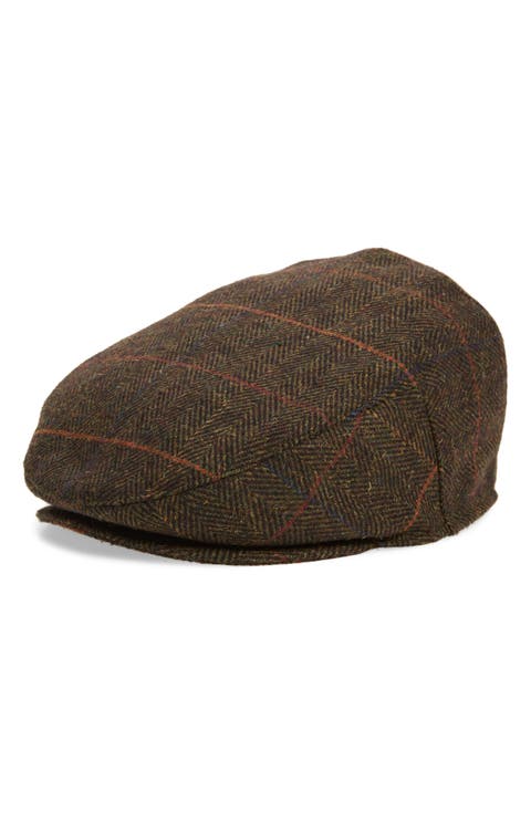 Wilkin Herringbone Driving Cap
