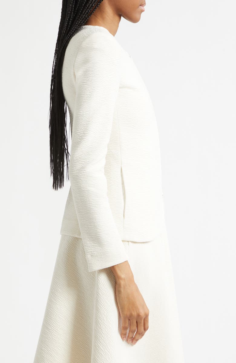 Giorgio Armani Jersey Jacket, Alternate, color, Solid White