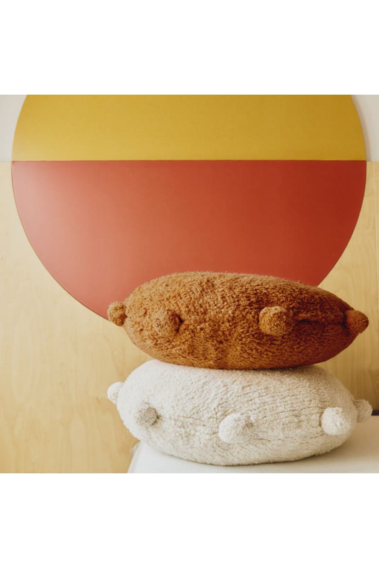 Floor cushion Bubbly, Alternate, color, Natural