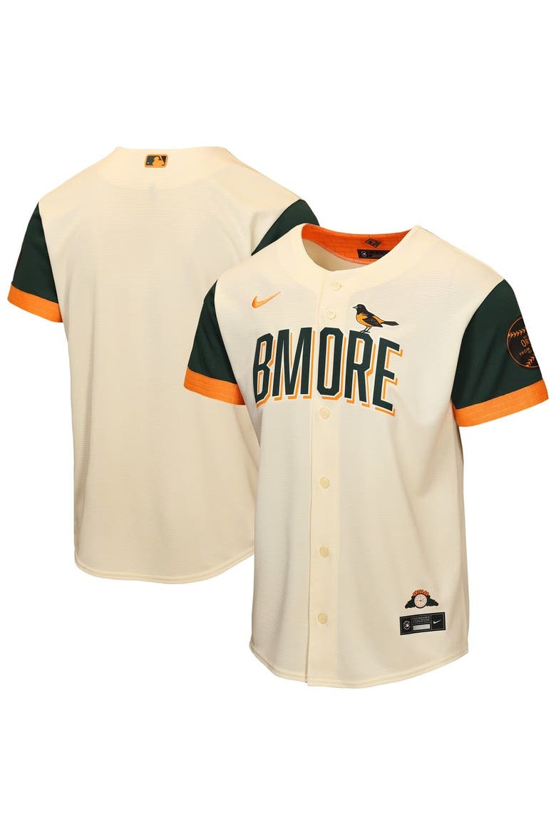 Youth Nike  Cream Baltimore Orioles 2026 City Connect Stadium Jersey, Main, color, Cream