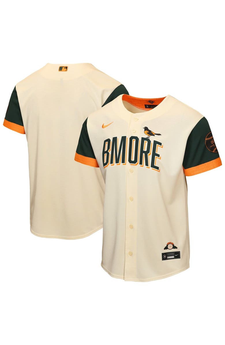 Nike Youth Nike  Cream Baltimore Orioles 2026 City Connect Stadium Jersey, Main, color, Cream