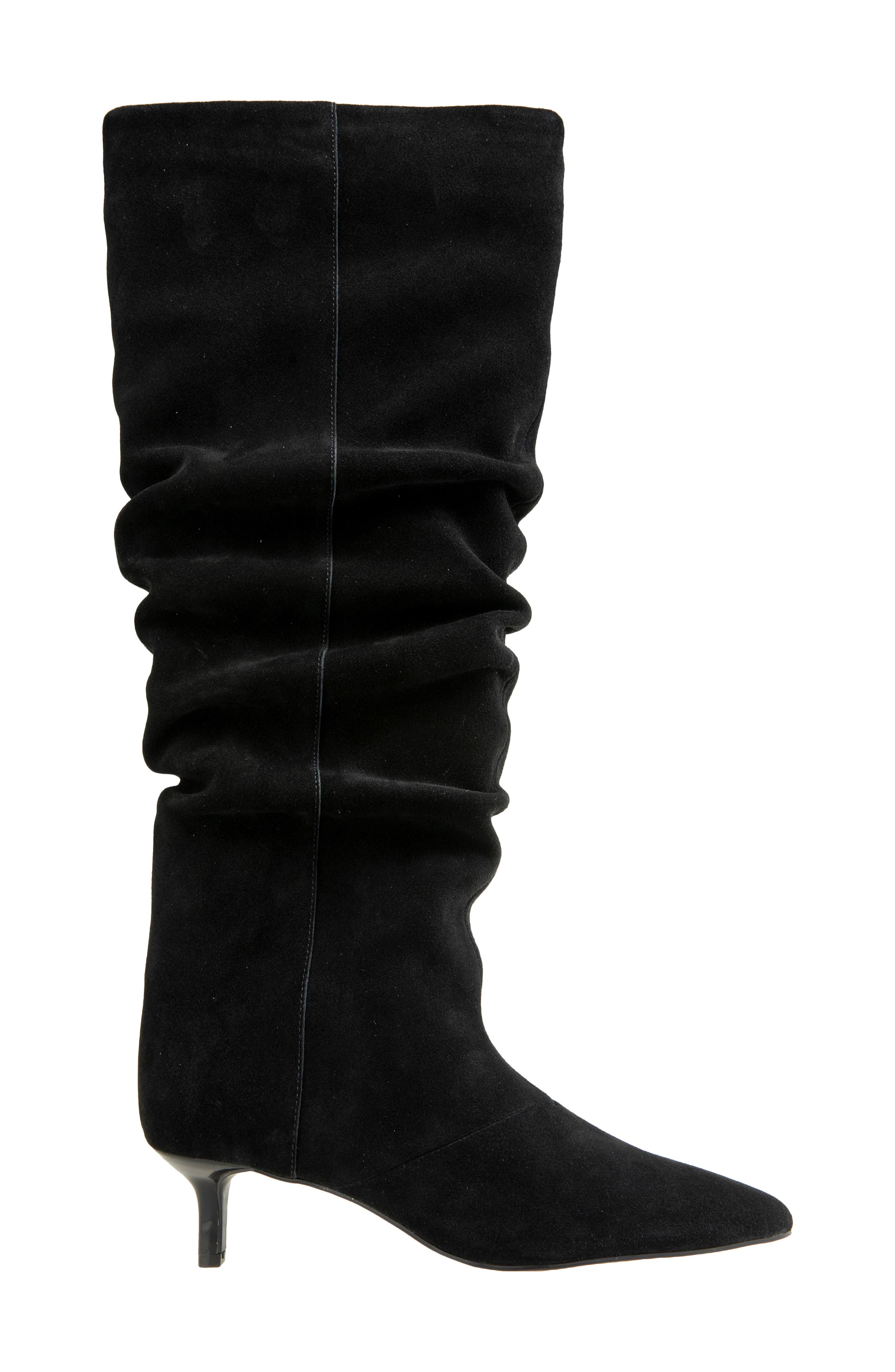 Daleza Over the Knee Boot, Alternate, color, BLACK SUEDE