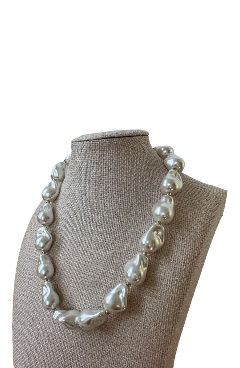 Erin McDermott Jewelry Waves of Pearls Necklace, Alternate, color, 