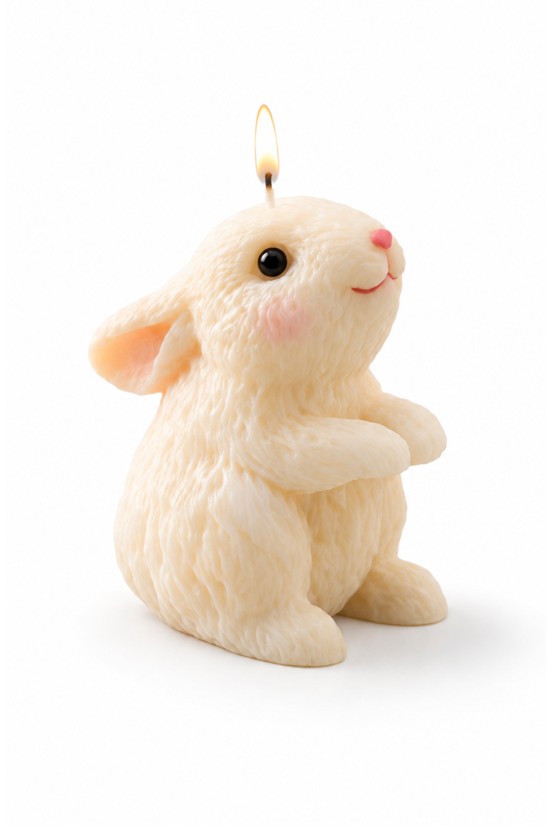 Blushing Bunny Candle, Main, color, Looking Up