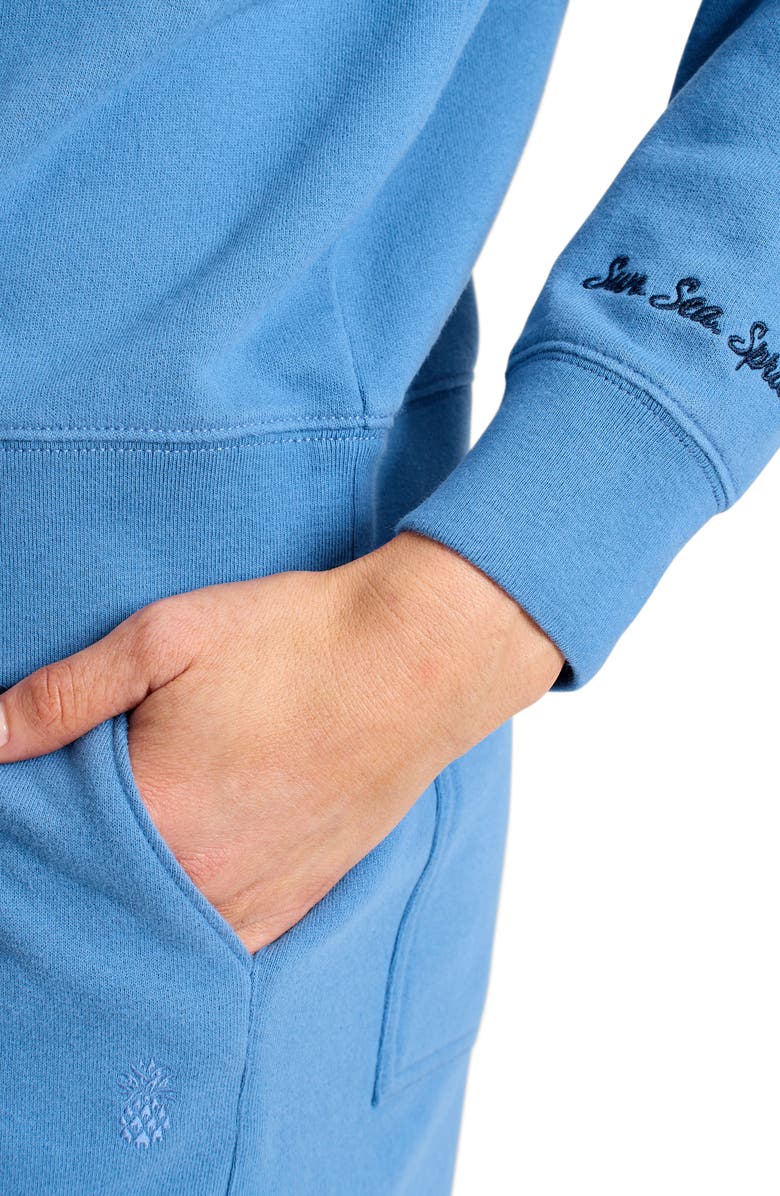 Tommy Bahama Marina Del Mar Sundaze Sweatshirt, Alternate, color, Indigo Oasis Wash