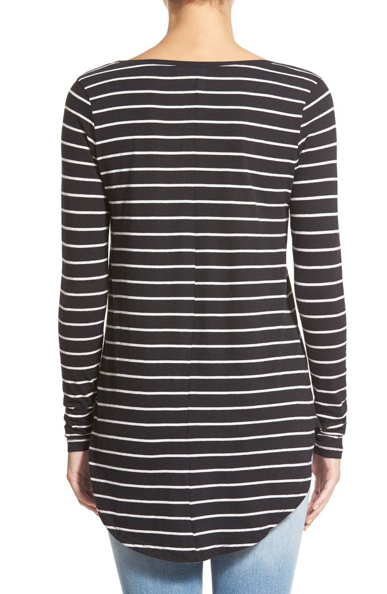 BP. Stripe High/Low Tee, Alternate, color,