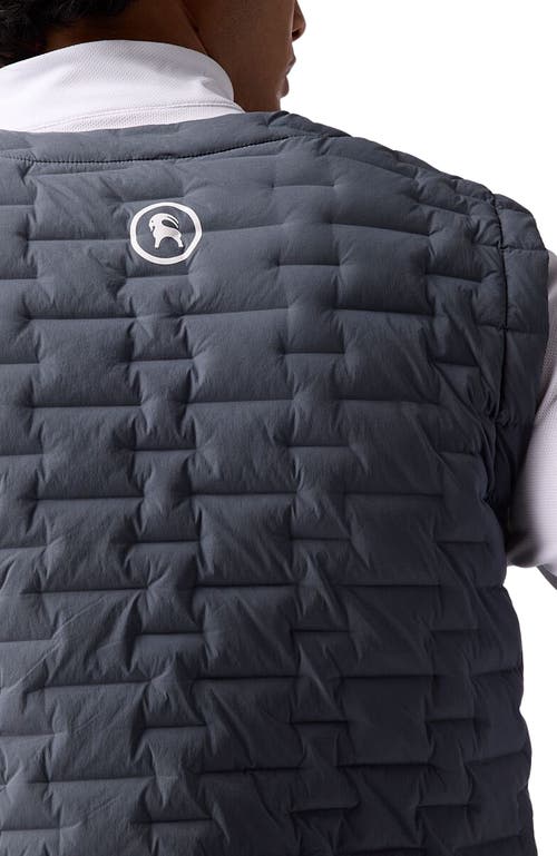 Backcountry Peale Primaloft Stitch-free Baffle Stretch Vest In Gray