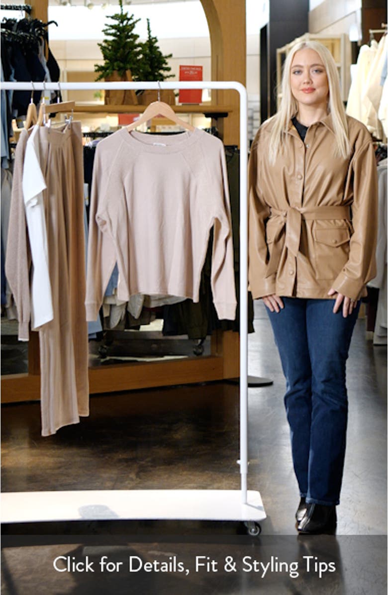 Malibu Collection<sup>®</sup> Brushed Fleece Sweatshirt, sales video thumbnail