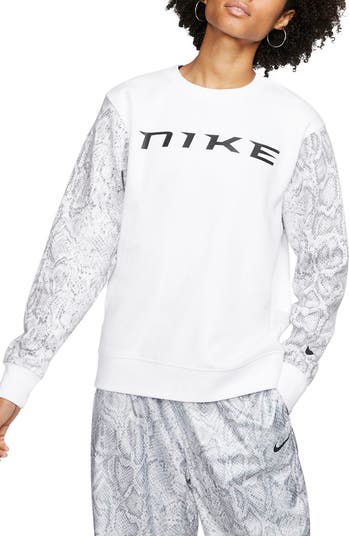Nike Sportswear Logo Python Print Sweatshirt | Nordstrom