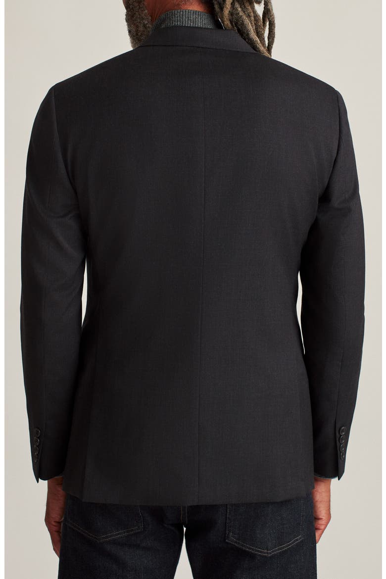 Jetsetter Slim Fit Charcoal Grey Stretch Wool Suit Jacket, Alternate, color, CHARCOAL