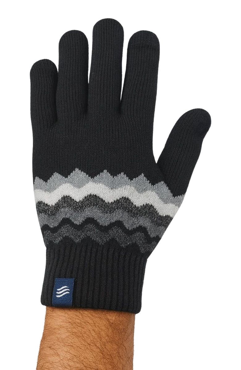 United By Blue The Merino Wool Mountain and Marled Knit Glove 2-pack, Alternate, color, Black