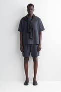 COS Garment-washed Cotton-jersey Shorts