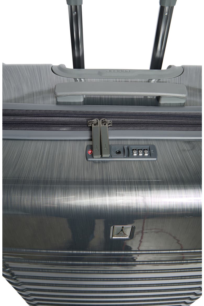 Rollmaster™ Lite 2 28-Inch Expandable Large Checked Hardside Spinner Luggage, Alternate, color, JET GREY