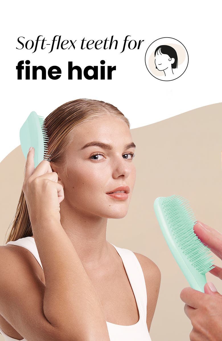 Tangle Teezer Ultimate Detangler Hairbrush for Fine & Fragile, Alternate, color, Jade Lagoon