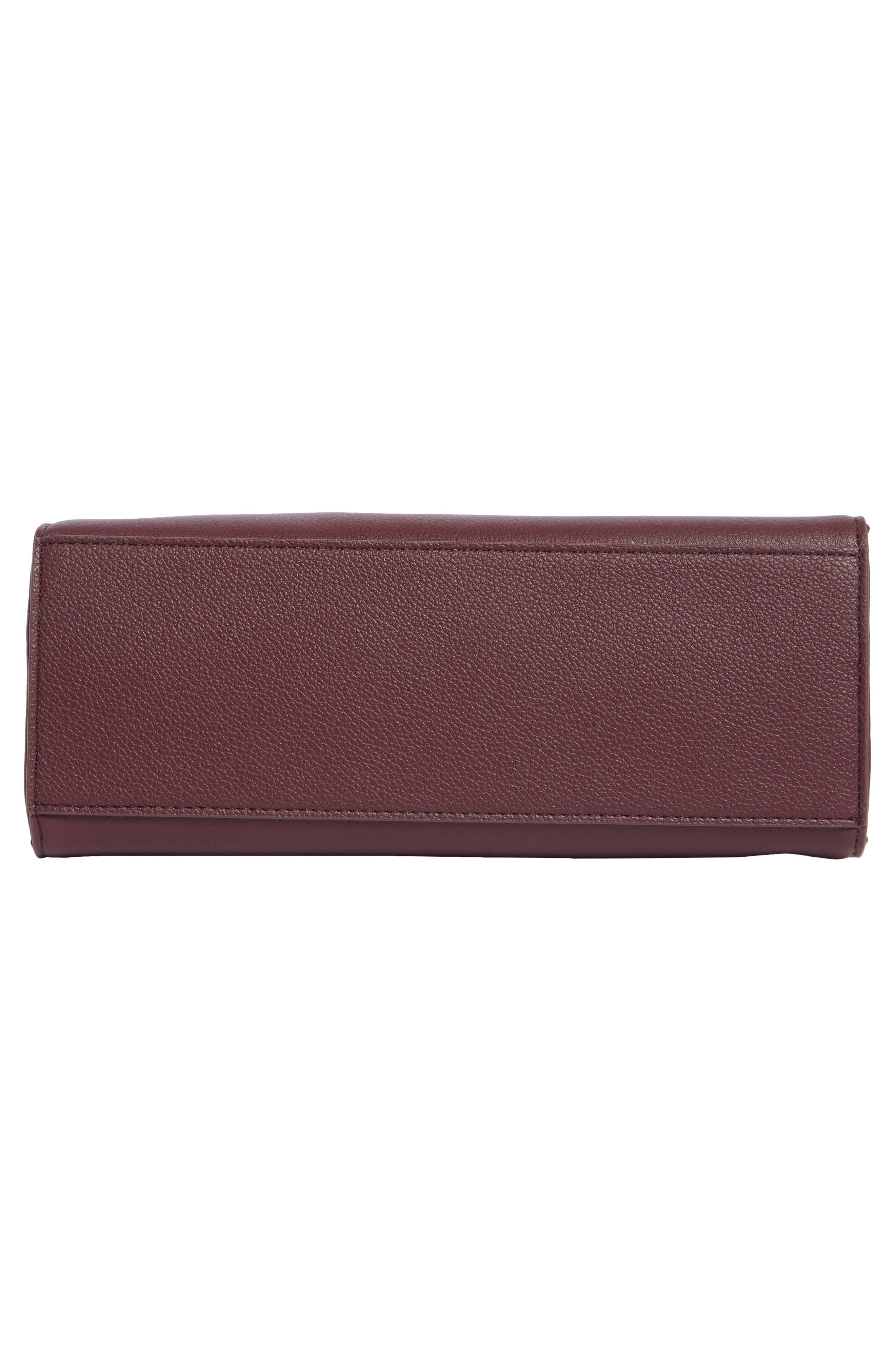 Sam Edelman Miranda Small Satchel, Alternate, color, Dark Red