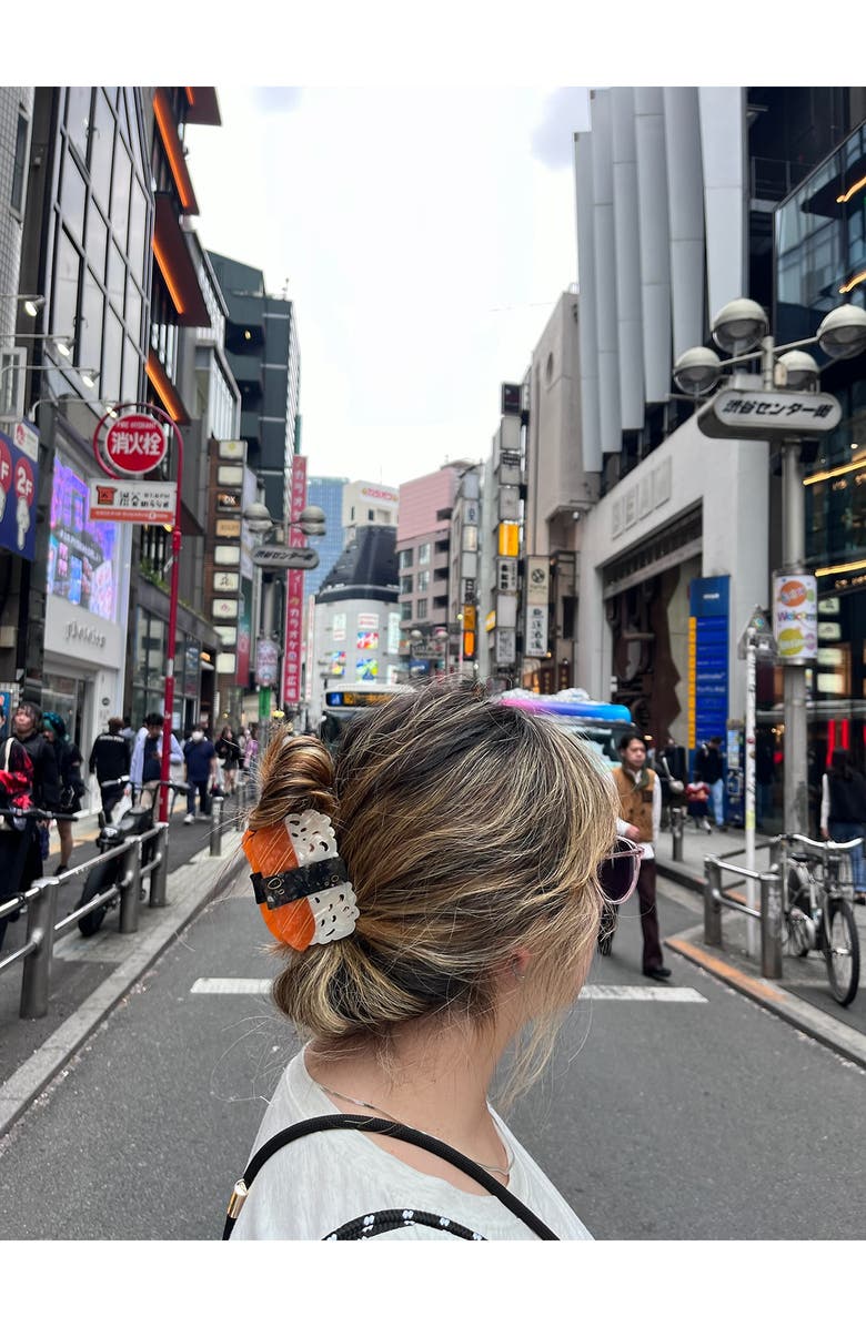 Solar Eclipse Sushi Claw Clip, Alternate, color,