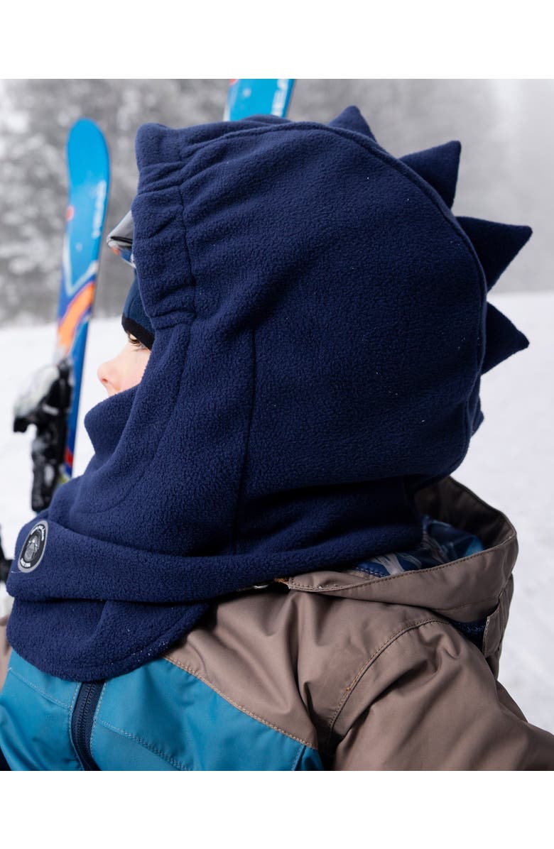 Deux par Deux Polar Fleece Balaclava for Ski Helmet, Main, color, Navy Blue