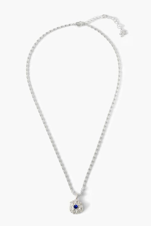 Classicharms Shayla Molten Cubic Zirconia Pendant Necklace In Metallic