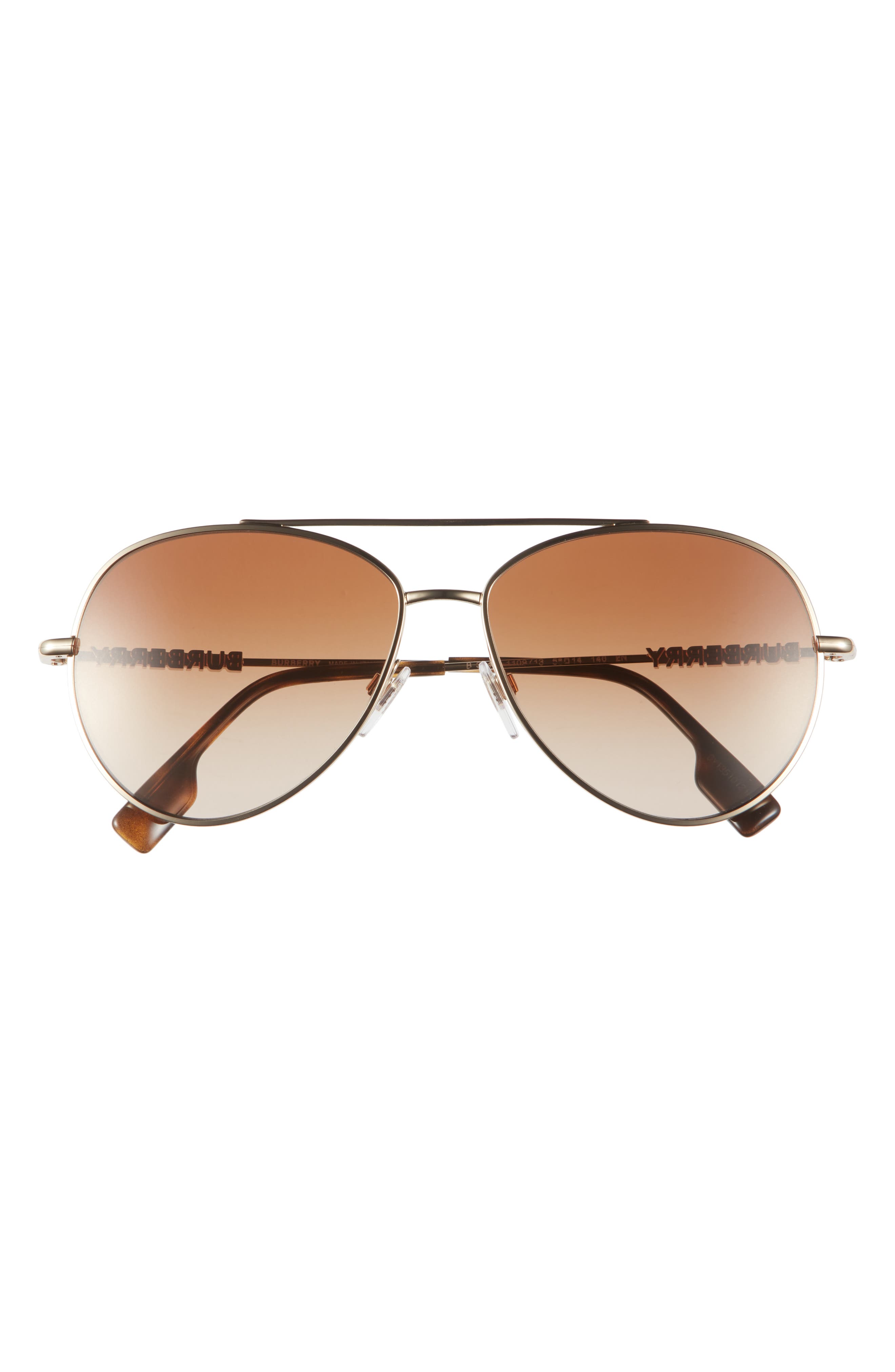 Burberry 58mm Gradient Aviator Sunglasses