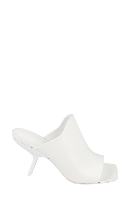 Ferragamo Era Slide Sandal In White