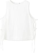 MANGO Gauze Cotton Top