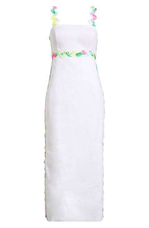 Mikayla Linen Midi Dress