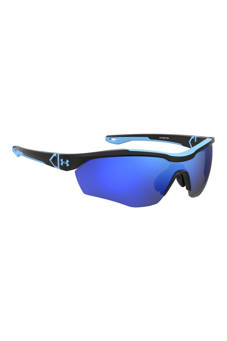 Yard Pro 99mm Shield Sunglasses, Alternate, color, BLACK BLUE