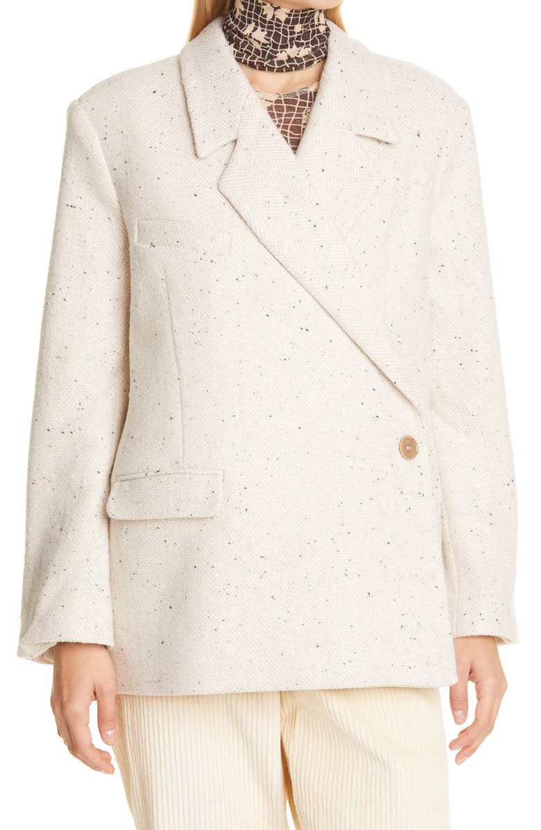 ANINE BING Celeste Wool Blend Blazer, Main, color, 