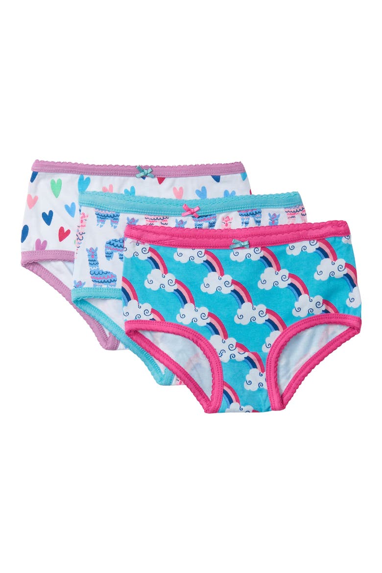 Kids' Happy Prints 3-Pack Assorted Hipster Briefs, Main, color, WHITE