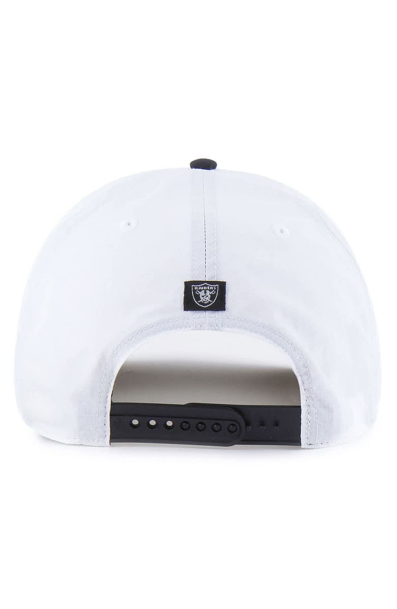 '47 Men's '47 White/Black Las Vegas Raiders Suburbia Hitch Two-Tone Adjustable Hat, Alternate, color, White