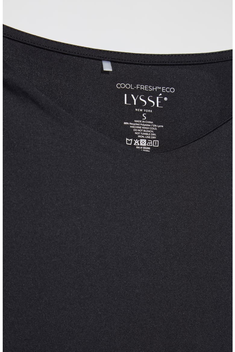 Lyssentials Long Sleeve T-Shirt, Alternate, color, BLACK