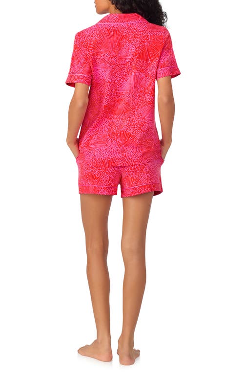 BEDHEAD PAJAMAS BEDHEAD PAJAMAS PRINT STRETCH ORGANIC COTTON JERSEY SHORT PAJAMAS 