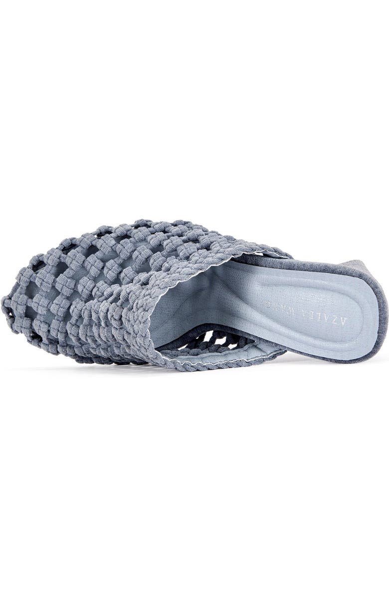 AZALEA WANG Gwendolyn Wedge Mule, Alternate, color, Blue