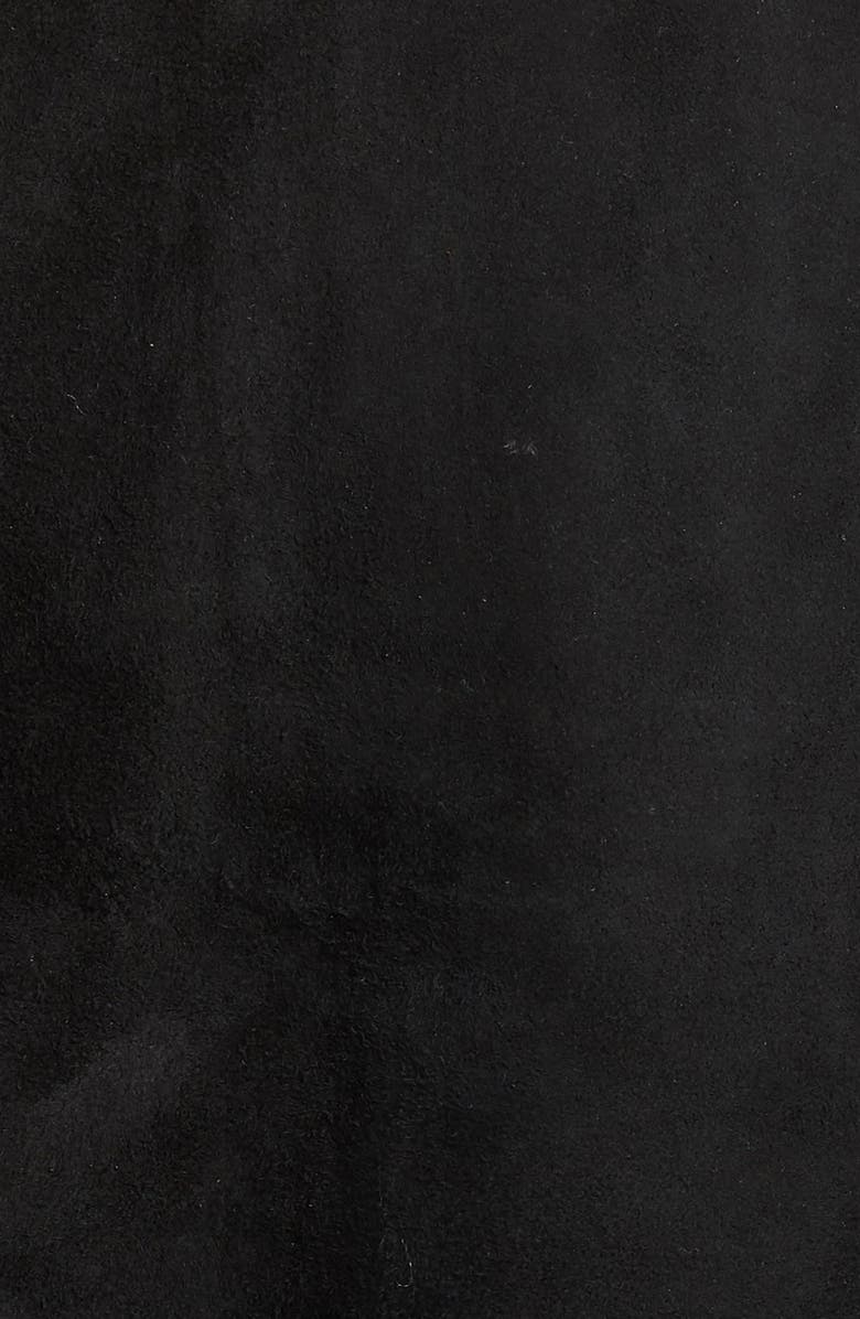 AllSaints Kemble Suede Bomber Jacket, Alternate, color,