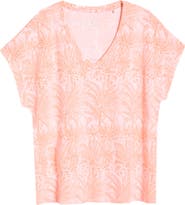 Tommy Bahama Kauai Palm Bay Tree Cotton Blend Jersey T-Shirt