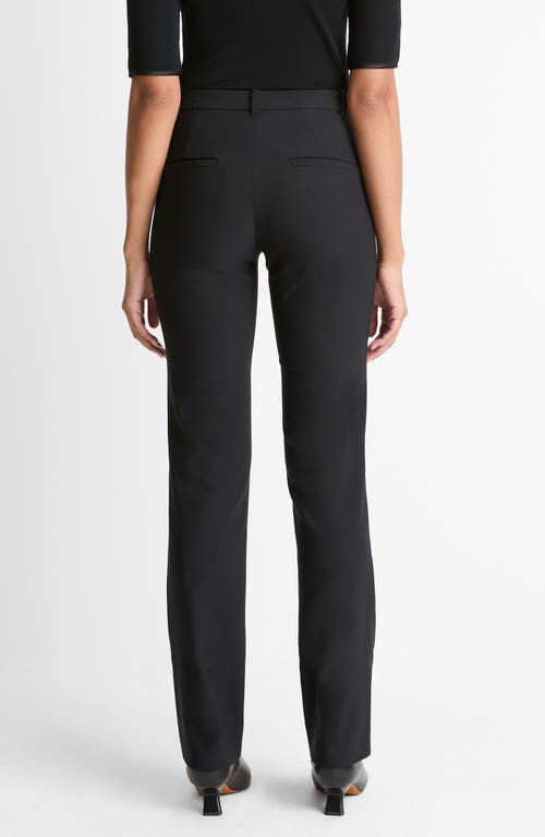 Vince Ankle Cigarette Pants In Black