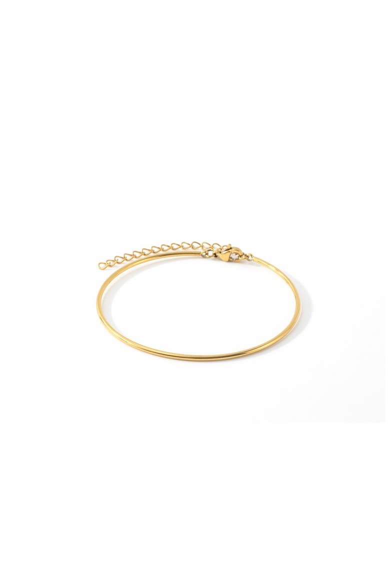 Solid Bar Cuff Bracelet, Alternate, color, Gold