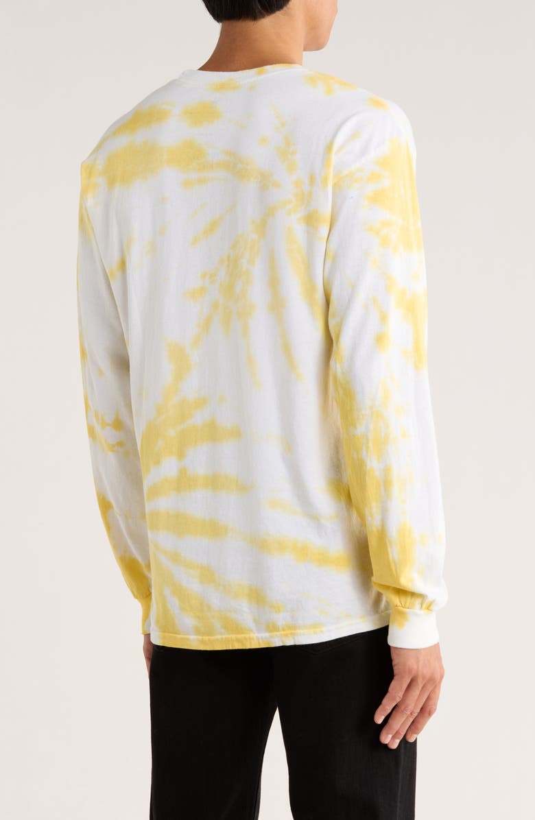 Junk Food NFL Chiefs Game Time Cotton Graphic T-Shirt, Alternate, color, Mustard Tie-Dye