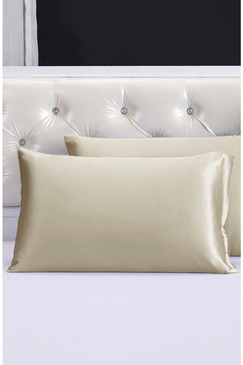 100% Silk Terse Envelope Pillowcase, Alternate, color, Taupe