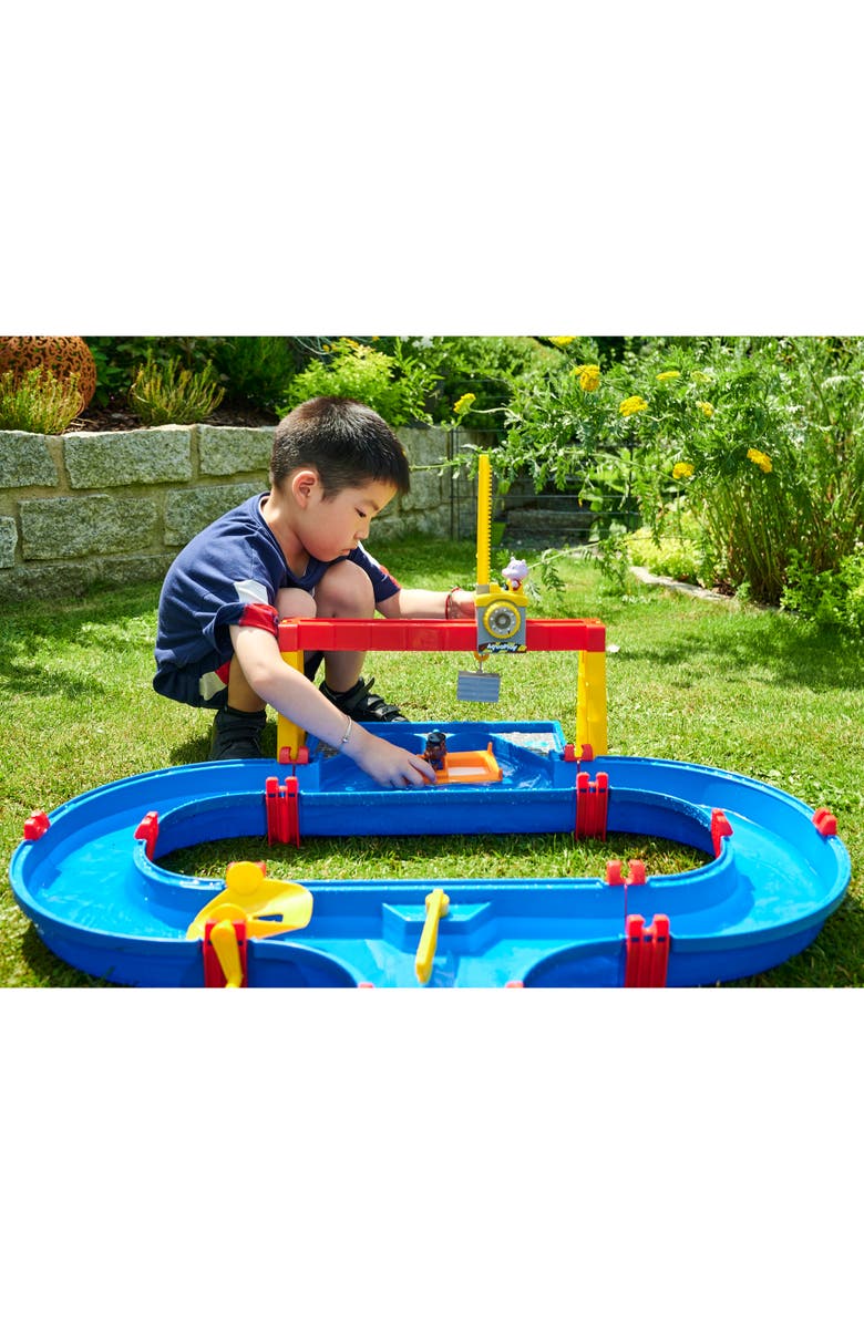 AquaPlay ContainerPort Waterway Playset, Toy Boat & 2 Animal Figures, Kids 3+, Alternate, color, Multicolored