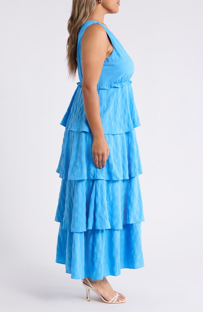 Chelsea28 Tiered Ruffle Maxi Dress, Alternate, color, Blue Maya