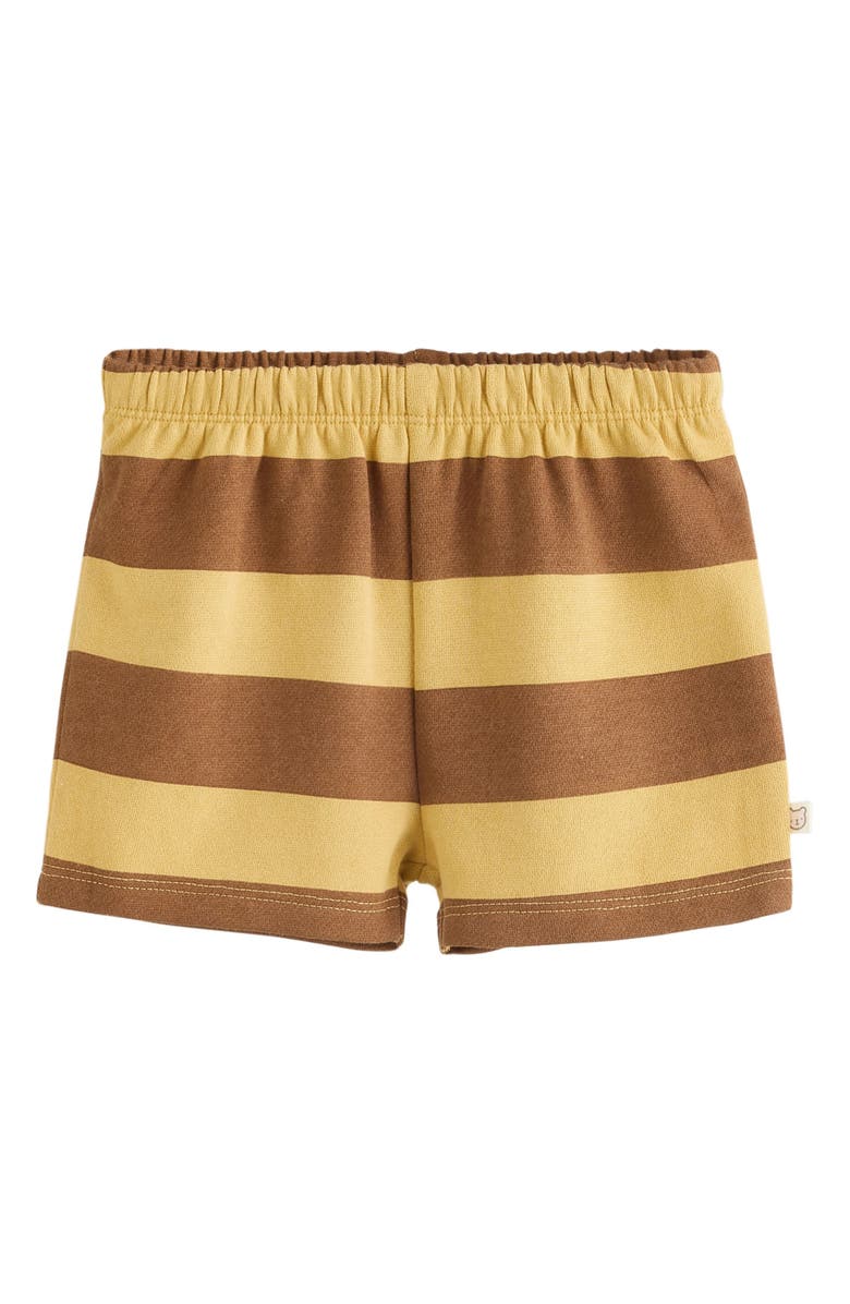 NEXT 4-Pack Sweatshirt & Shorts Sets, Alternate, color, Blue/ Rust Stripe