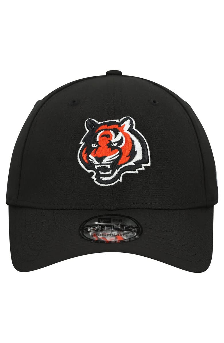 New Era Men's New Era Black Cincinnati Bengals Main 39THIRTY Flex Hat, Alternate, color, Black