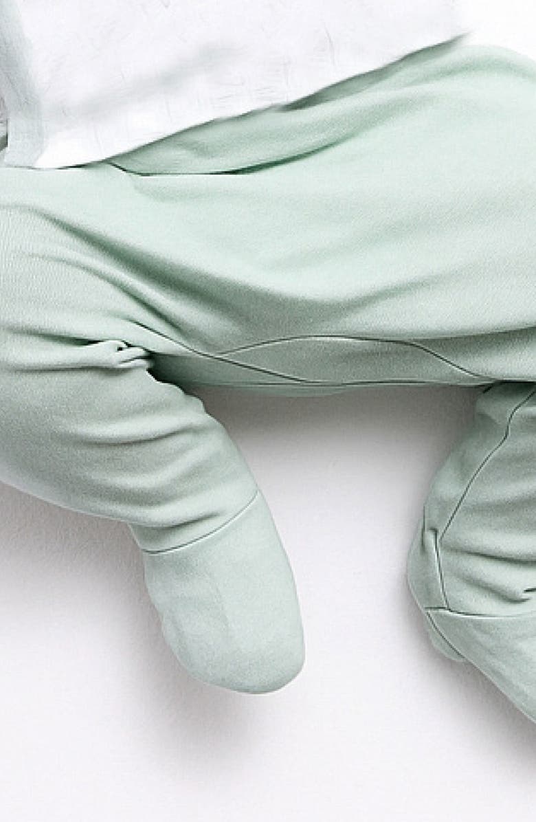 BUTTERBLU Fallon Footed Organic Cotton Assorted 3-Pack Pants, Alternate, color, 