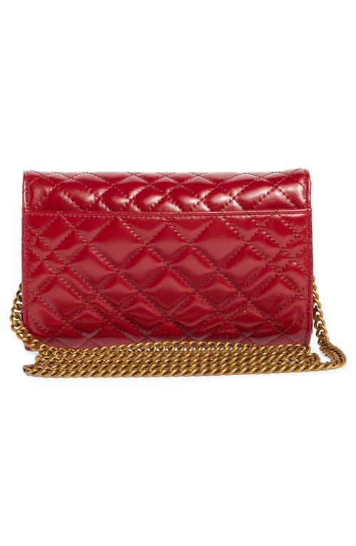 Kurt Geiger London Brixton Wallet On A Chain In Red